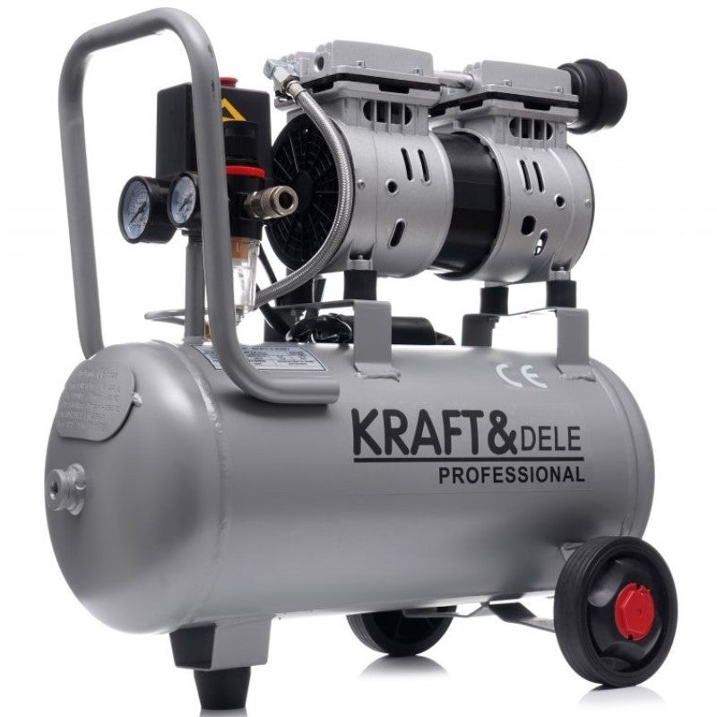 Compresor silentios fara ulei, Kraft&Dele KD1395, 1200W, 24L