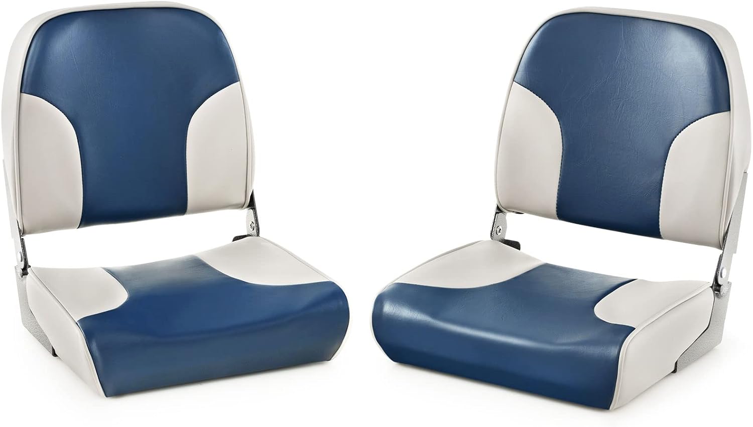 Set di Sedili da Barca Pieghevoli, Sedie da Barca Imbottite con