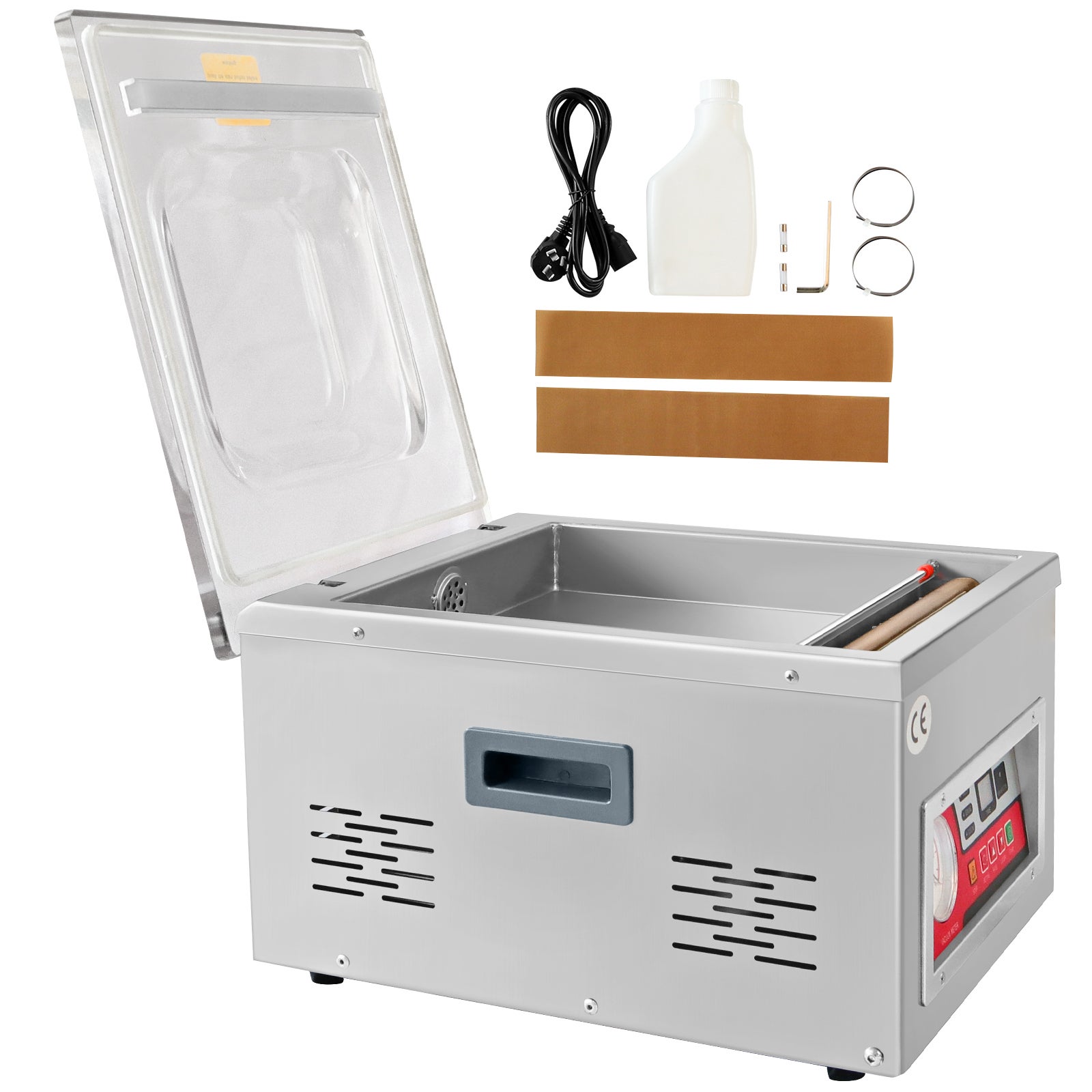 Machine à emballer sous vide 260W,SucceBuy pour aliments humides,viandes,marinades,compacte,10.2