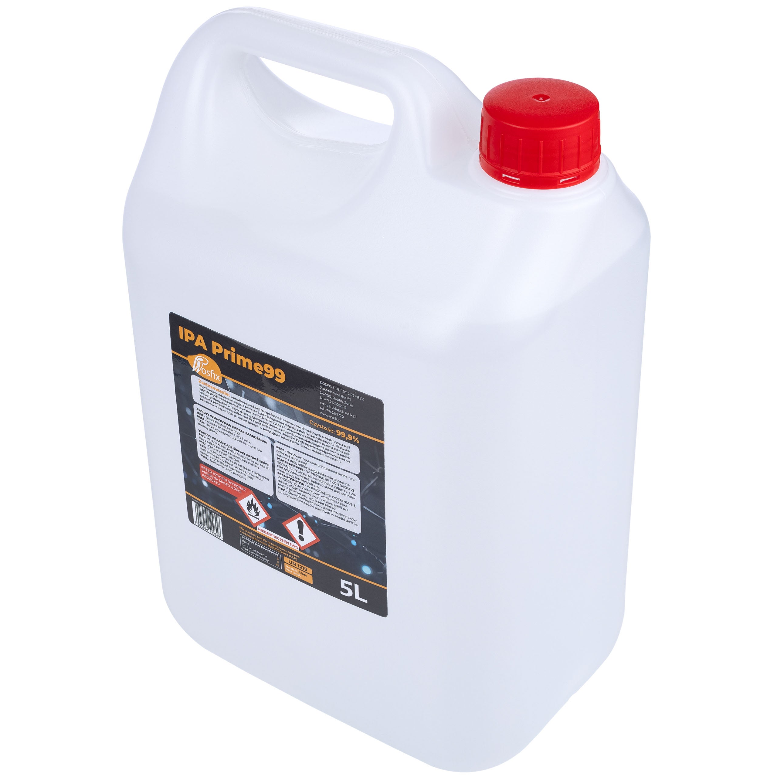Alcool Isopropylique IPA Prime99 99,9% 5L – Haute Pureté | Nettoyage Précis | Électronique, Optique, Industrie - 3