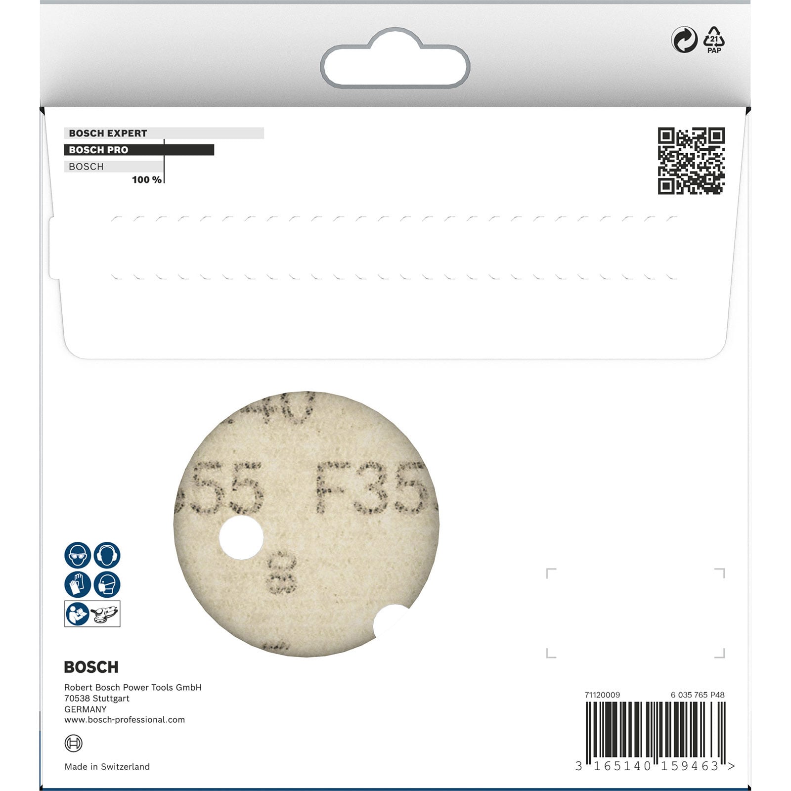 Bosch PRO F355 Tarcza szlifierska 150 mm 240 - 2608605128 - 4