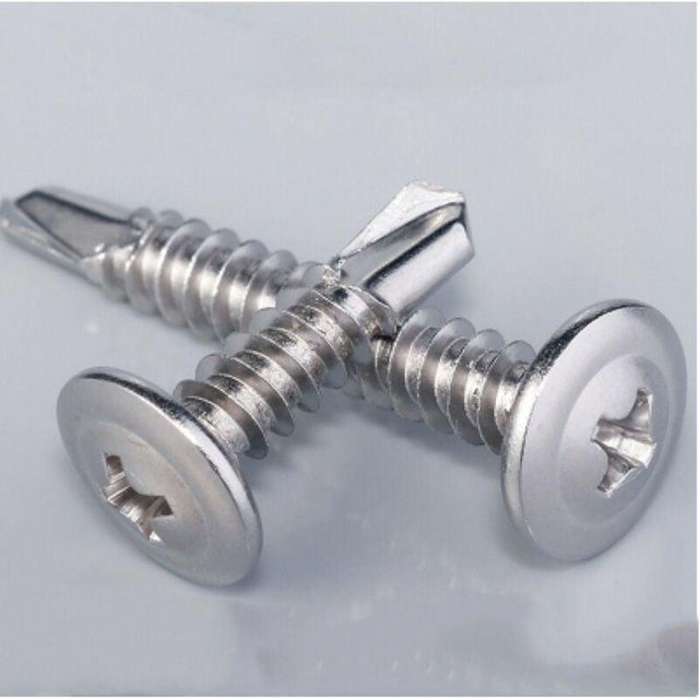 Viti Per Lamiera Acciaio Inox 304 Nero Testa Tonda Grande – Misure M2.2 M2.9 M3.5 M3.9 M4.2 M4.8