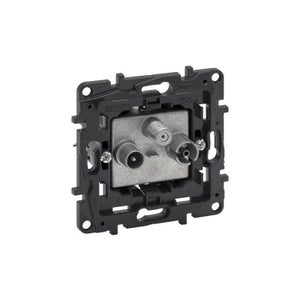 Interrupteur Double Legrand NILOE Noir Fonte - Neuf, Pour Installation électrique