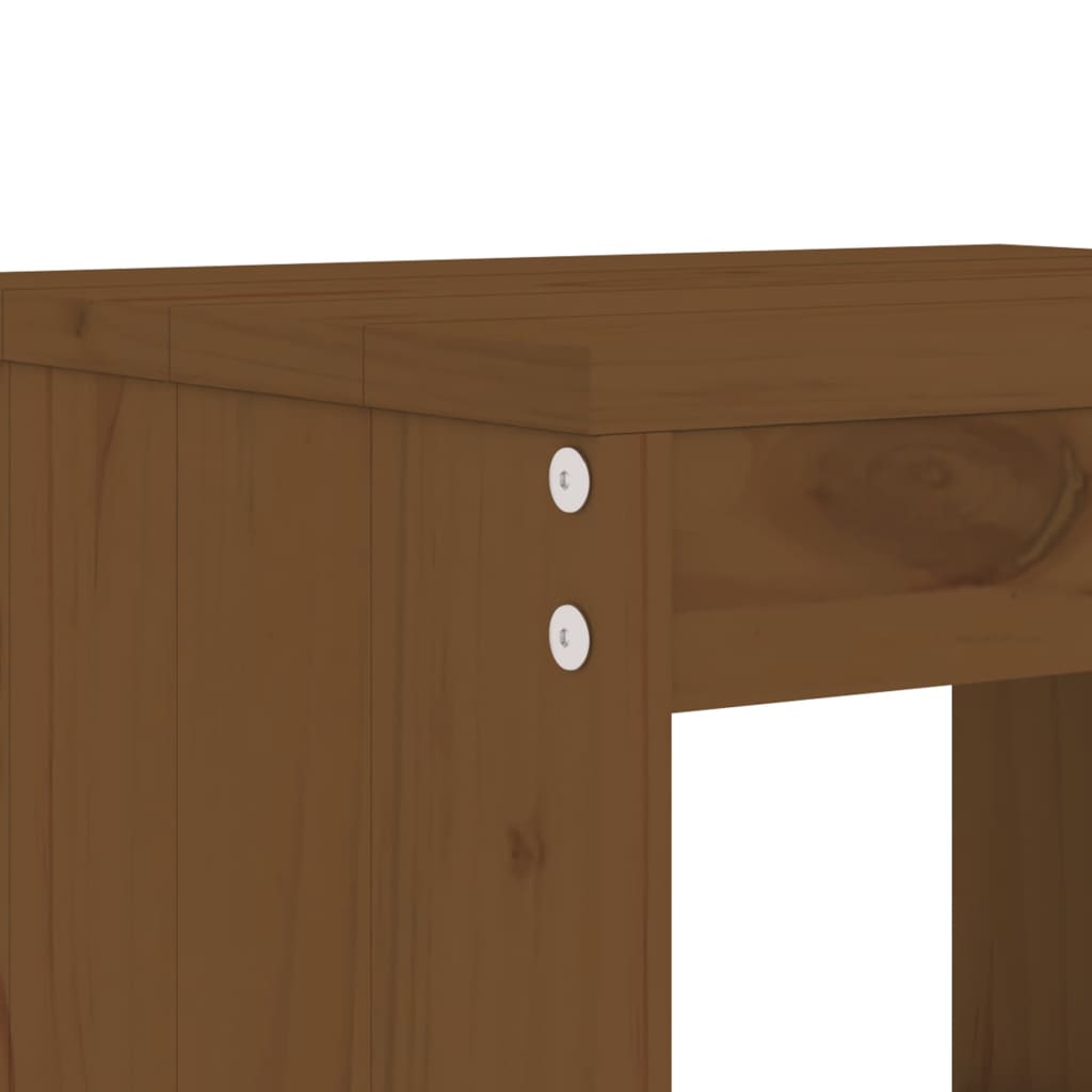 Maison Exclusive - Tabourets de jardin lot de 2 marron miel 40x36x45 cm pin massif - 7