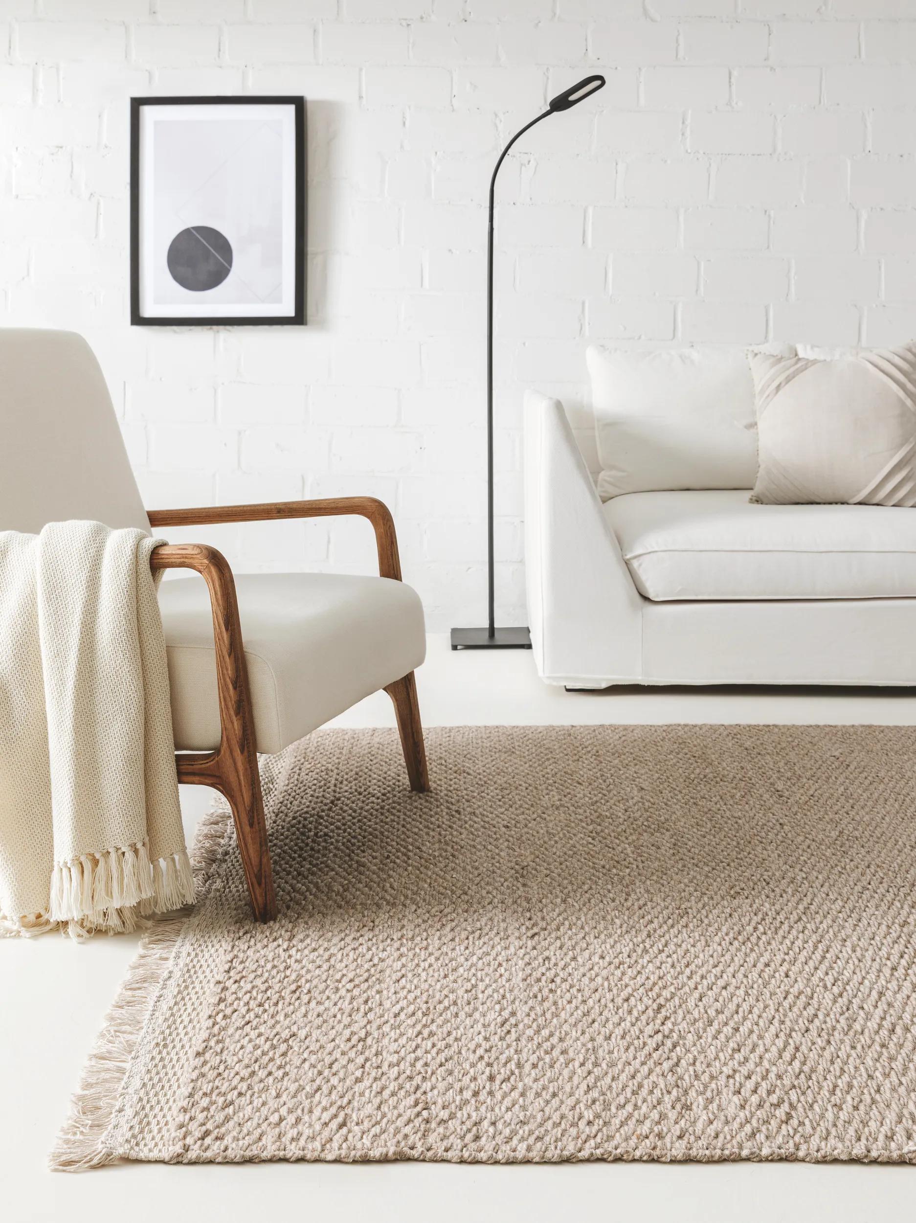 BENUTA - Tapis de laine Lana beige 200x300 cm - 2