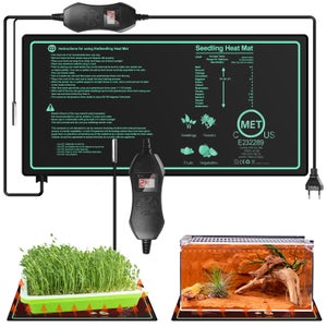 Tapis Chauffant Pour Semis Avec Thermostat, 27W, Hydroponique Coussin De Chauffage 92650827