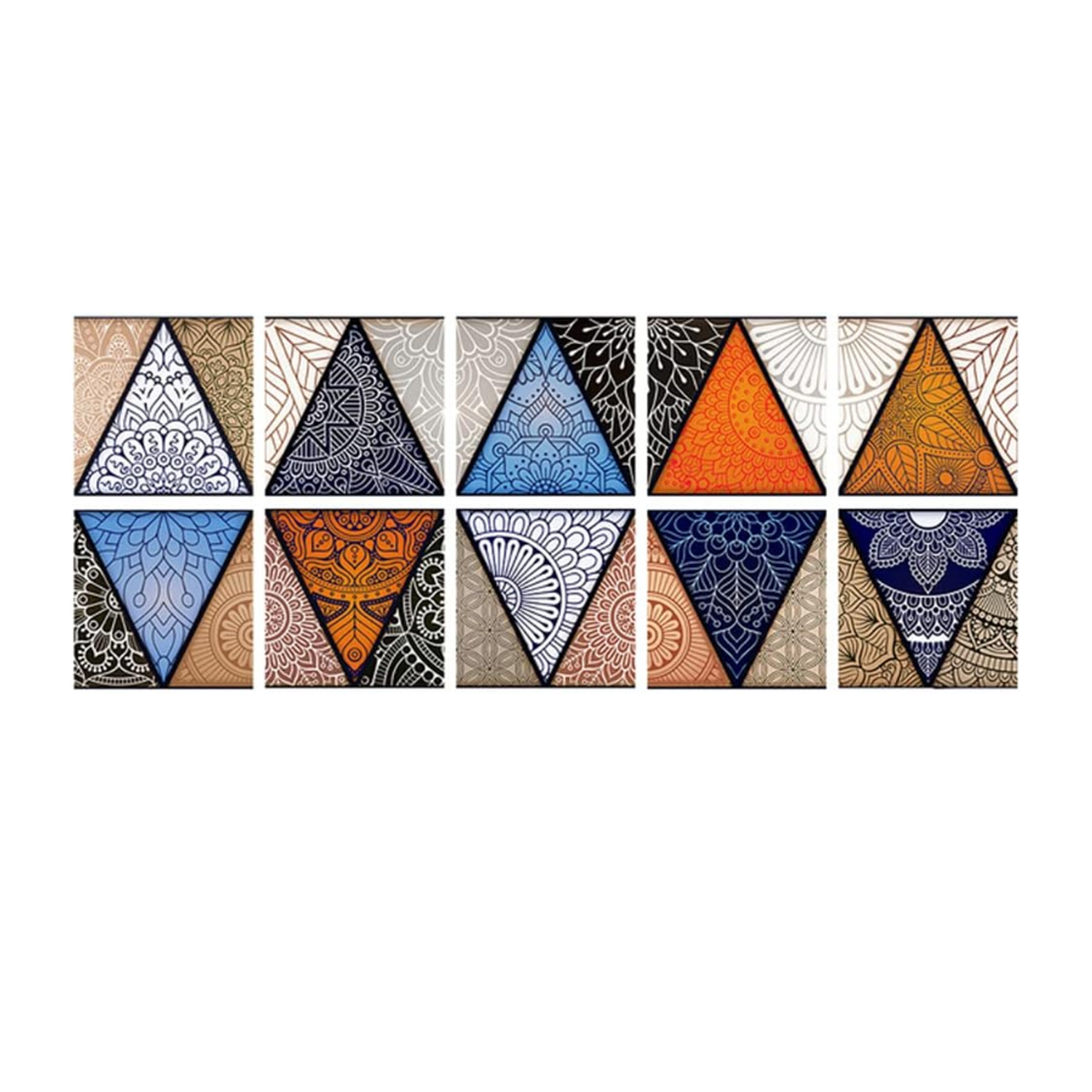 Autocollants Carrelage Adhesif Mural Stickers Carreaux de Mosaïque Imperméable PVC Auto-adhésif