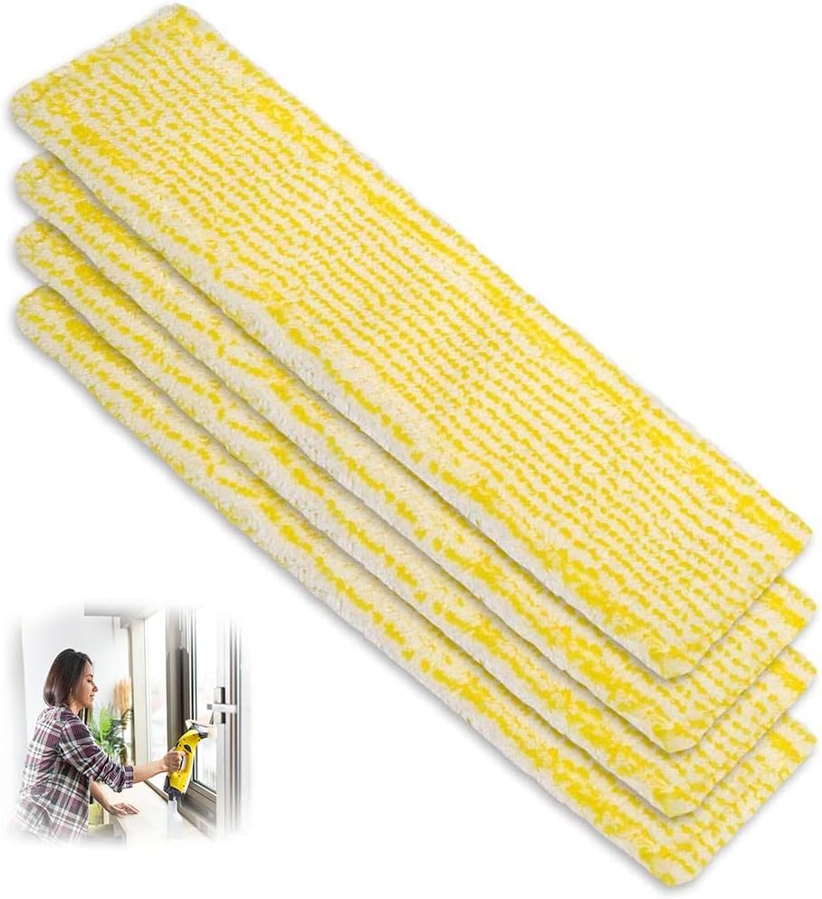 6 Pcs Chiffons De Nettoyage En Microfibre Pour Karcher Bonnette Microfibre Lingette Pour Lave Vitre Karcher WV2 WV5 WV6 Plus Premium Pour Nettoyeur | Leroy Merlin