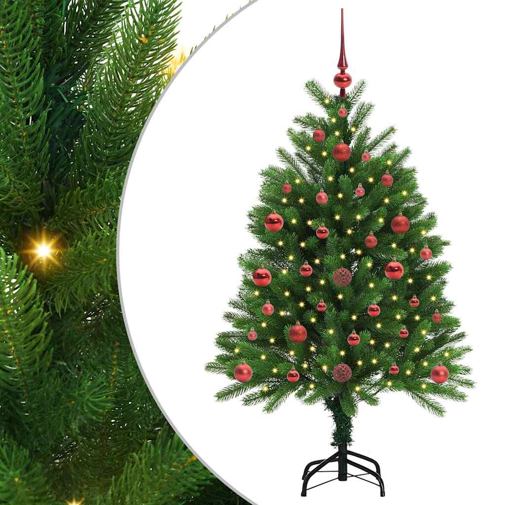 Choinka z 150 diodami LED z podstawą Zielony 120 cm PE