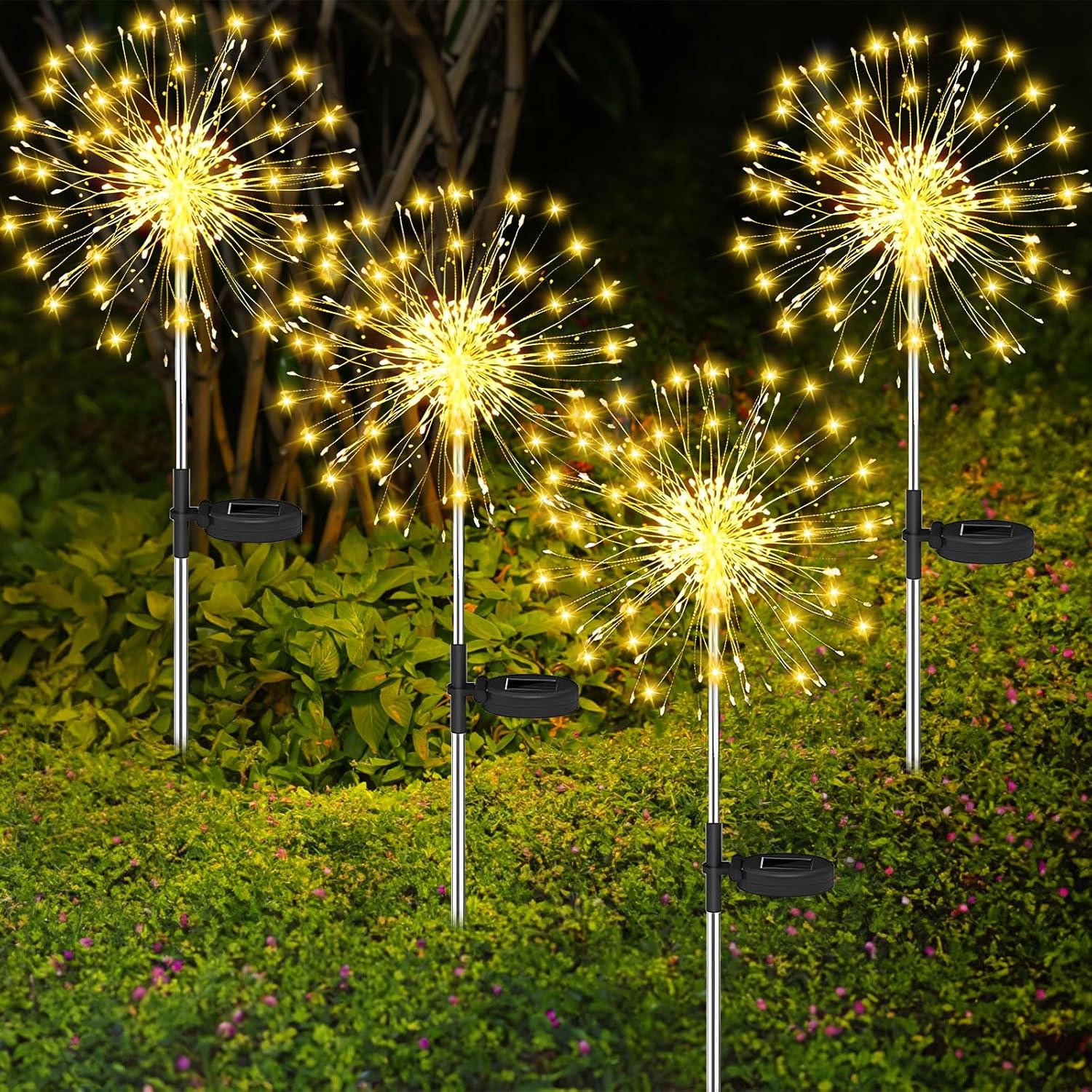 Lumiere Solaire Exterieur Lanterne Solaire Extérieur Métal - 2 Lanternes Suspendues IP65 - Déco Jardin Lampe Solaire Exterieur