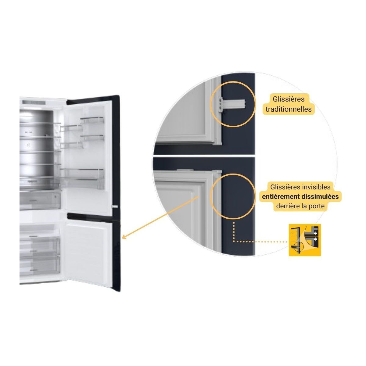 Réfrigérateur combiné encastrable WHIRLPOOL WHC20D021B2 6ème Sens 193cm - 9