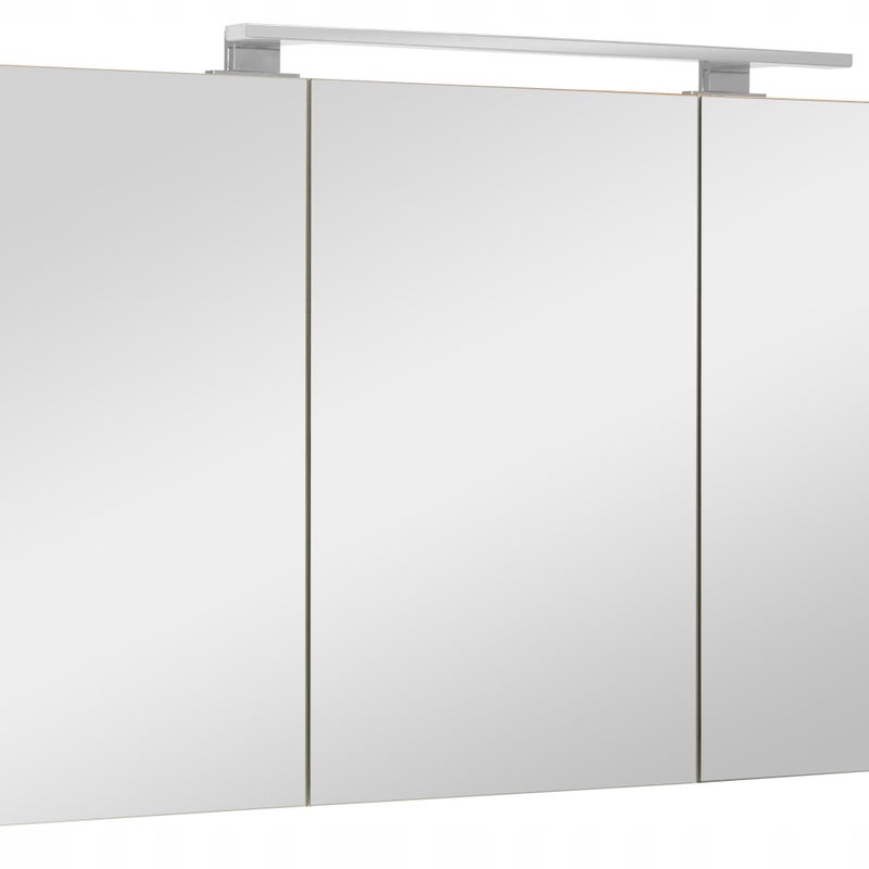 Szafka łazienkowa z lustrem oświetleniem lampką led lustrzana wisząca 100 cm