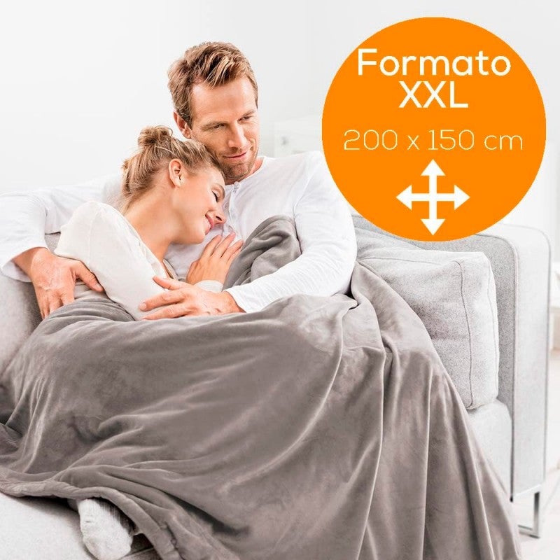 Koc elektryczny Beurer HD 150 XXL Cosy Taupe 6 poziomów temperatury 200x150 cm - 5