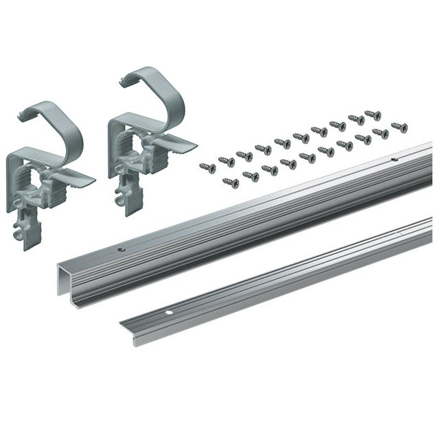 Set de profil wingline - Décor : Epoxy blanc - Longueur : 1200 mm - HETTICH
