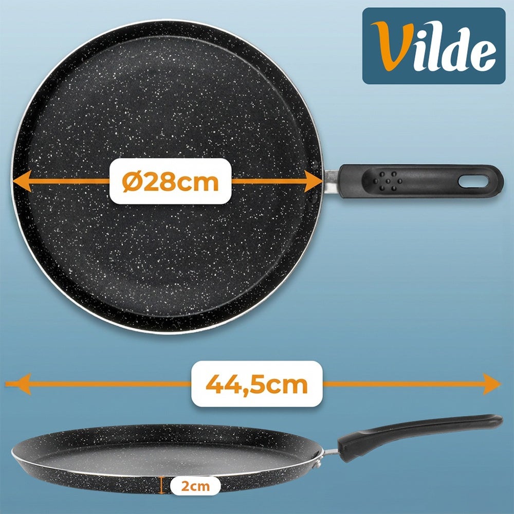 Patelnia do naleśników granitowa BASIC LINE 28 cm - 5