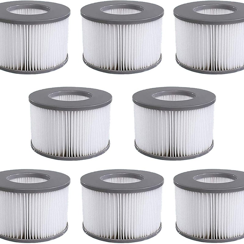 Opakowanie 8 wkładów filtracyjnych do basenów Whirlpool MSPA – Filtry i spa do łodzi – modele z 2020 r. i nowsze