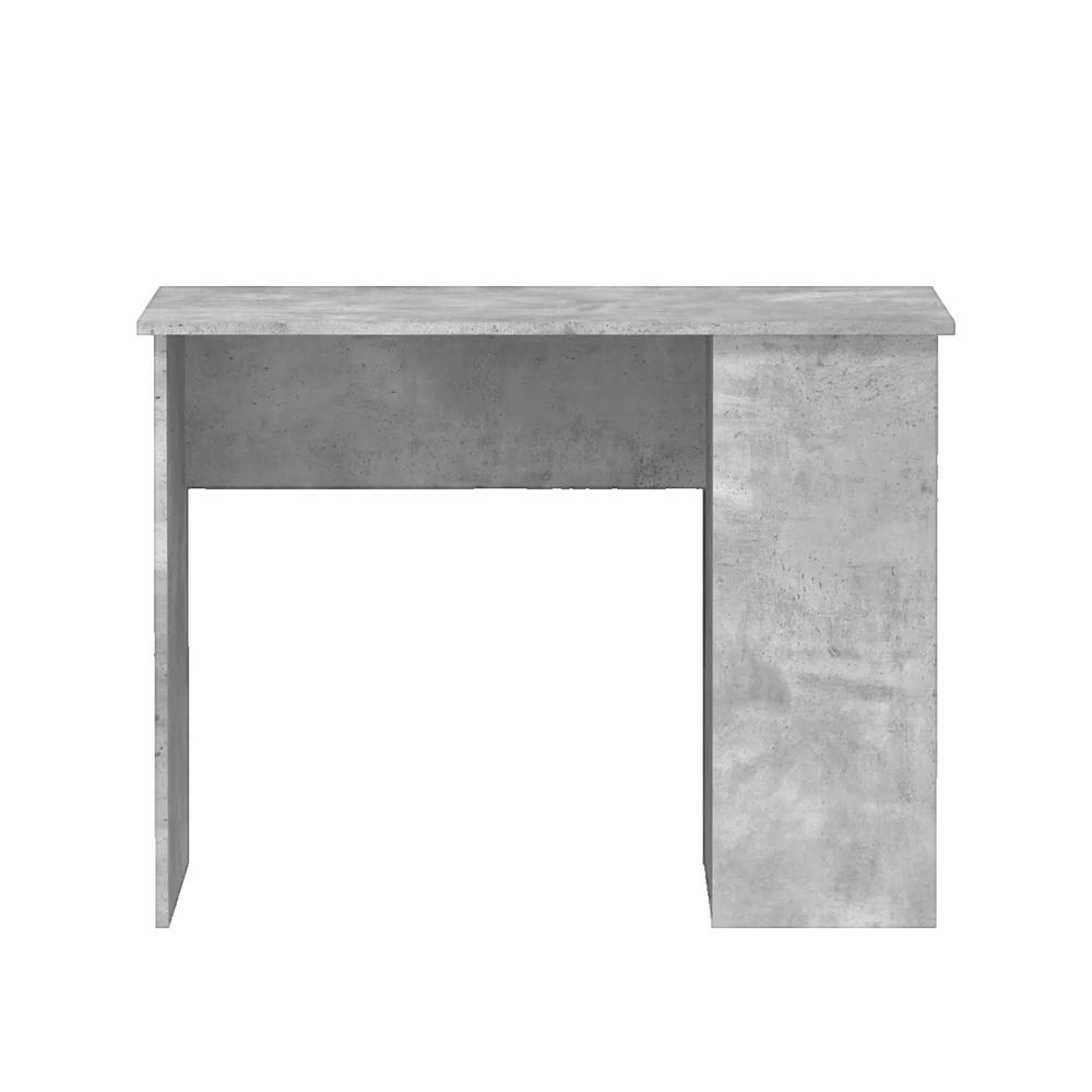 Biurko vidaXL 100x55x75 cm szary beton z drewna inżynieryjnego z półkami