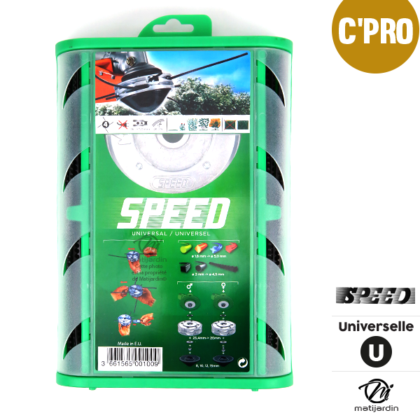 Tête débroussailleuse 4 fils Alu Universelle Speed - 2