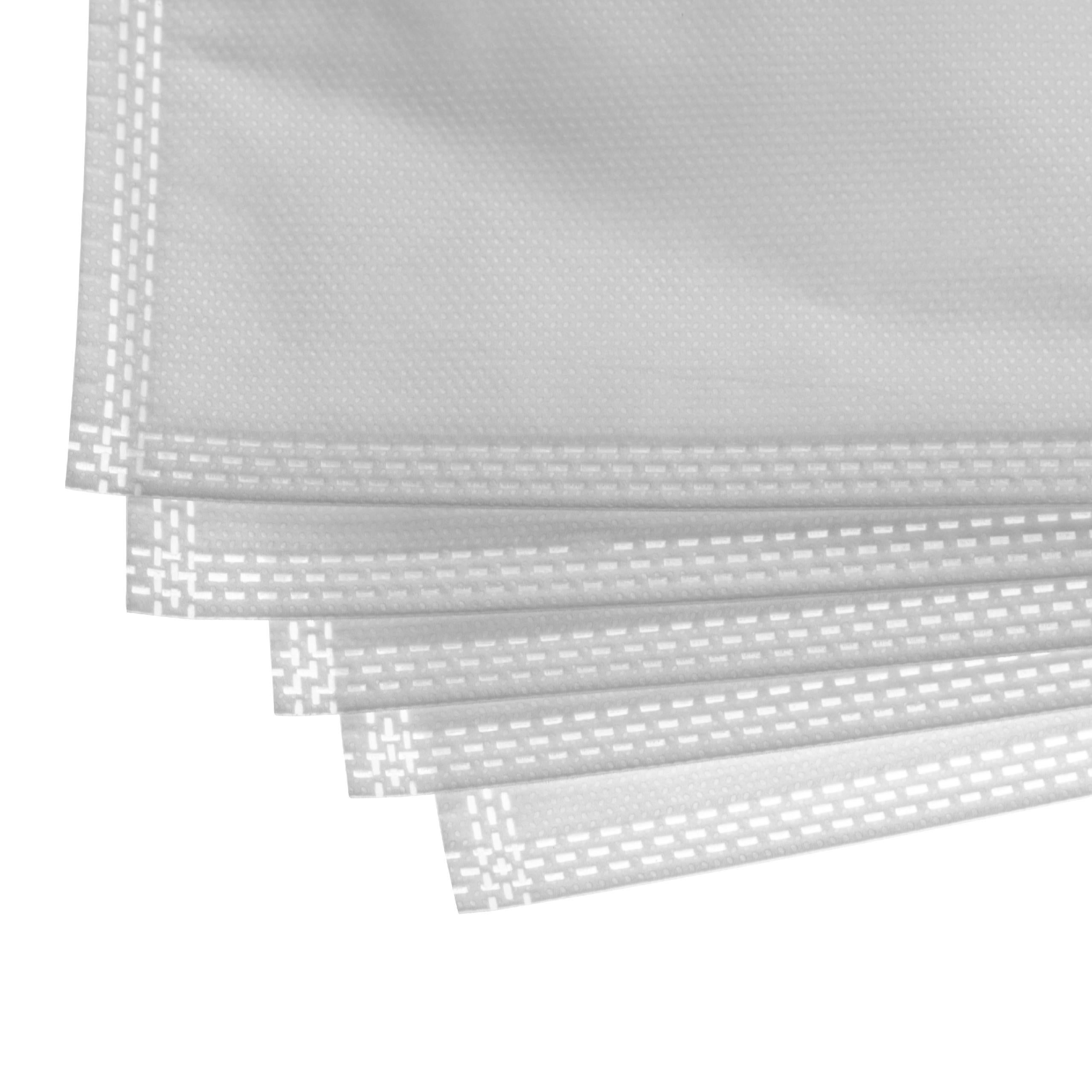 vhbw 10x Sacs compatible avec Numatic NVR 200, PRV 200-A, PSP 180-A, PSP 200-A, PVT 220 aspirateur - 39cm x 29,85cm blanc - 3