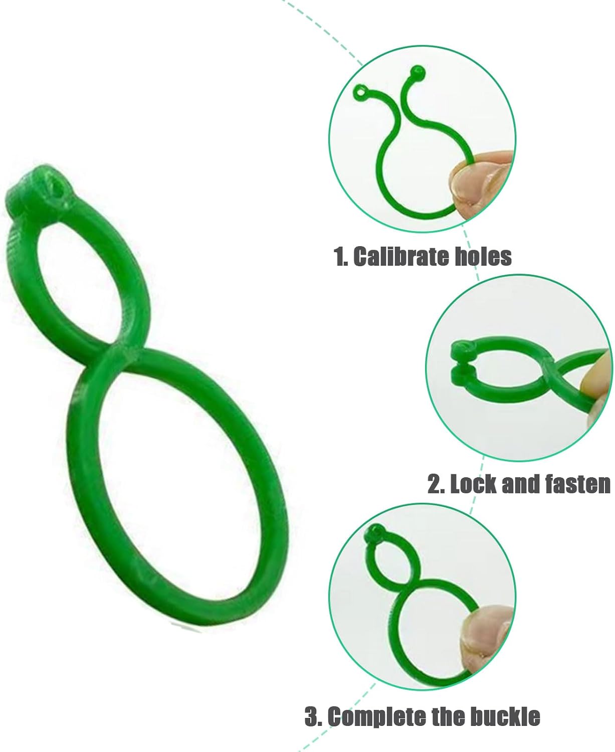 200 Pièces Clips de Support pour Plantes,Attache Tomate,Réutilisables Pinces à Plantes,pour Plantes Grimpantes et Fixation de Plante - 3