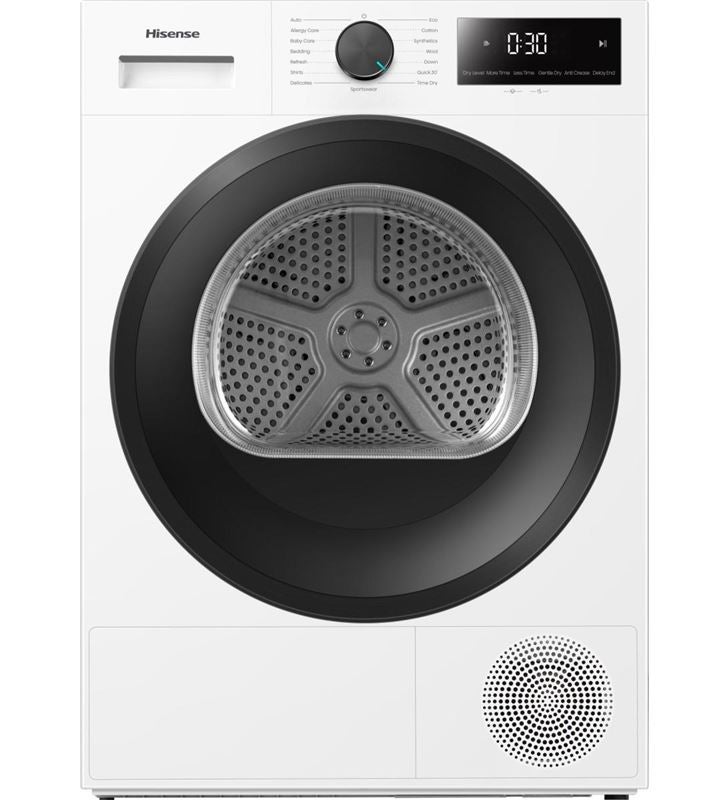 Hisense Dh1i800uwde Secadora 8 Kg Bomba De Calor, Blanco , Leroy Merlin