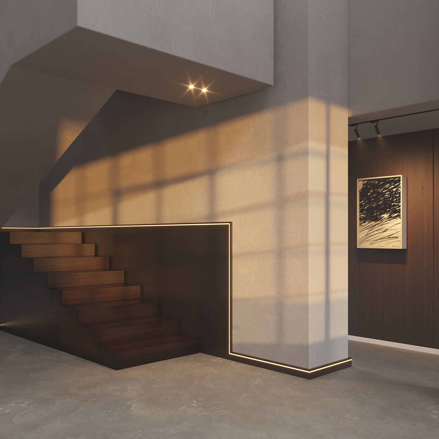 Plinthe NMC WALLSTYL IL11 BLACK Moulure décorative Moulure en stuc Éclairage indirect - 6