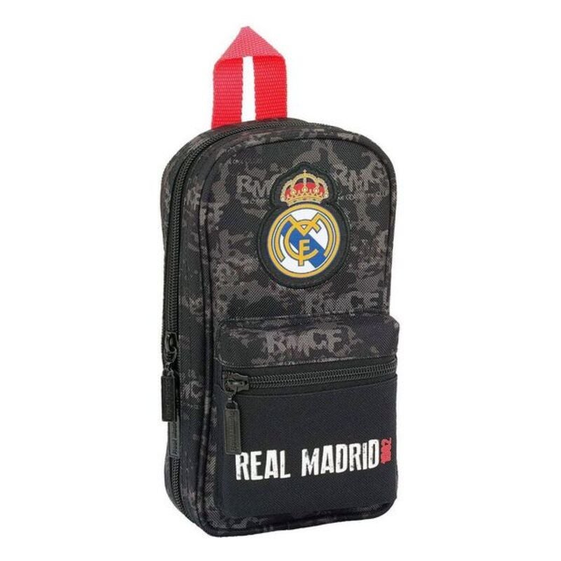 Sac à Dos Scolaire Real Madrid Officiel – Collection Licence Club, 35x25x11 Cm, Polyester Résistant