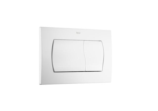 Roca Plaque de commande ROCA ACTIVE 52-B double touche Blanc (A8901150B0)