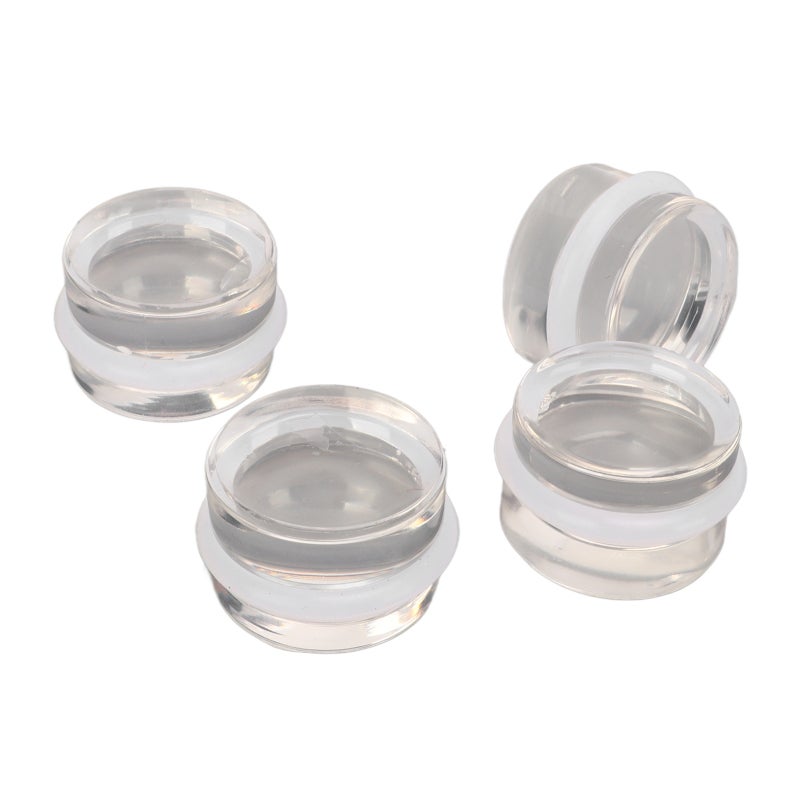 Lot de 30 capsules rondes vides transparentes en plastique de 15 mm
