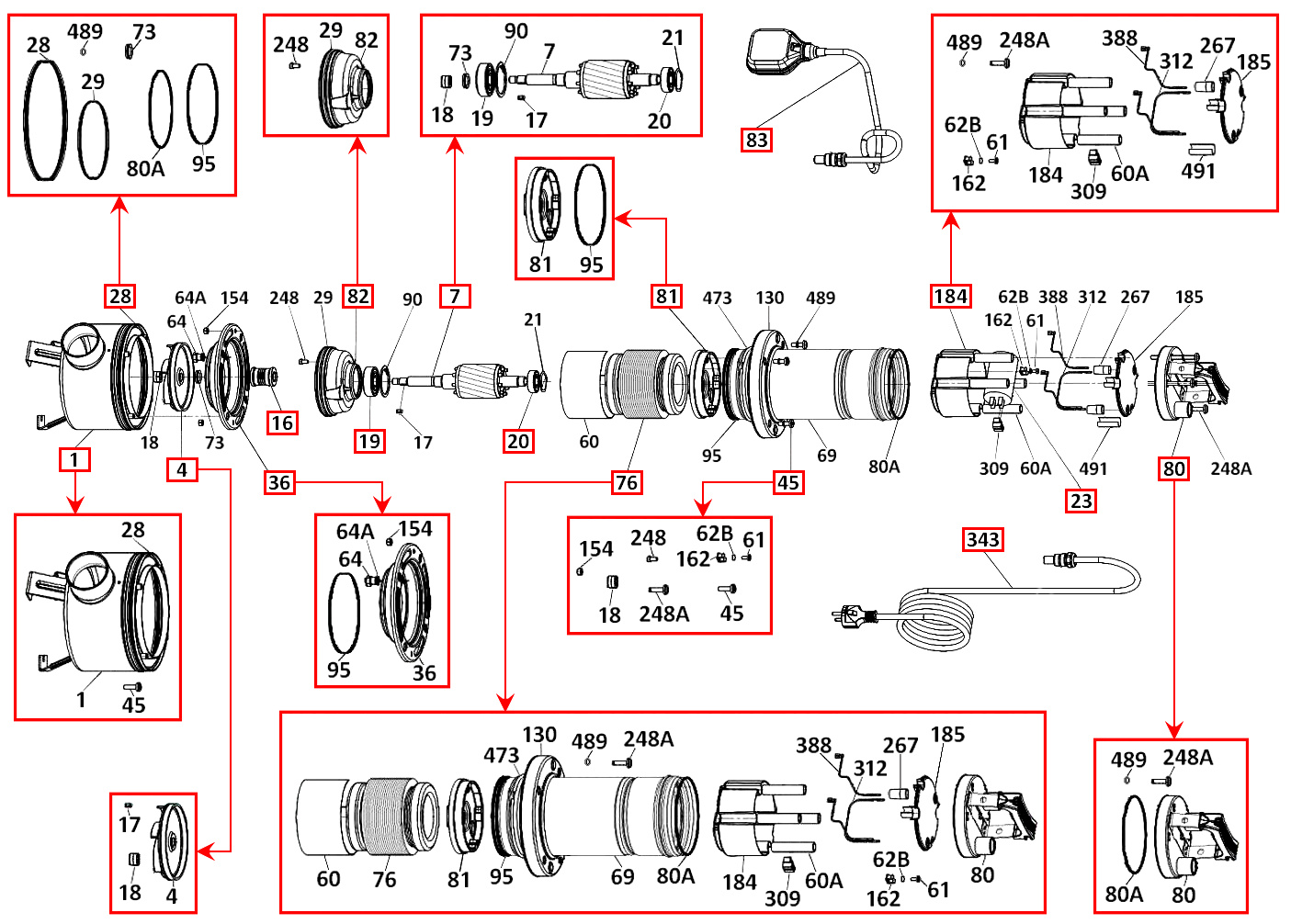 DAB Feka VS 1100 M-A Pompe de relevage - 5