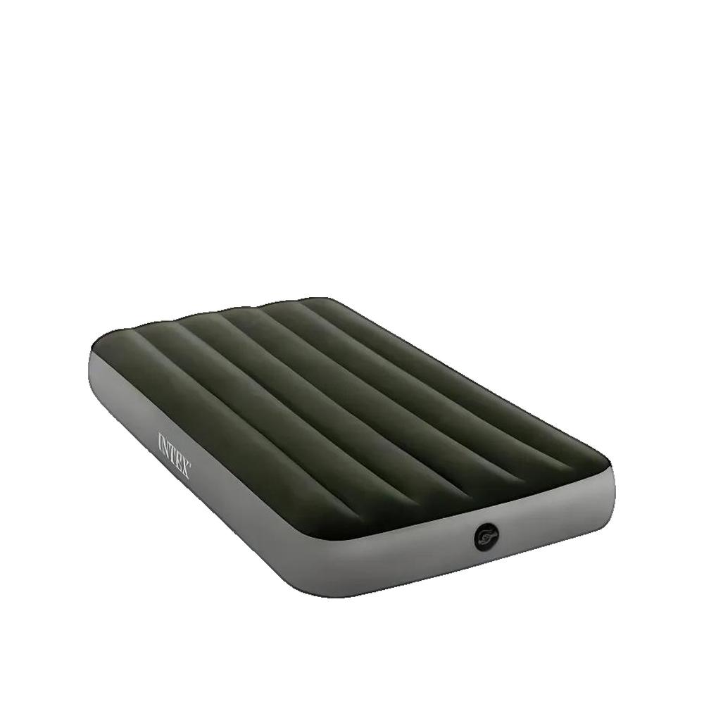 Materac dmuchany Intex Prestige Downy Zielony Technologia Fiber-Tech Elektryczna pompka