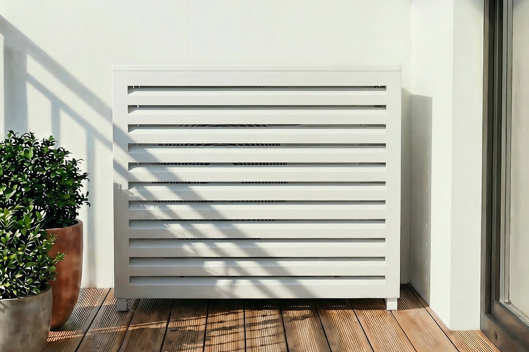 Obudowa Klimatyzatora I Pompy Ciepła ANETO Aluminium Biały - Rozmiar M