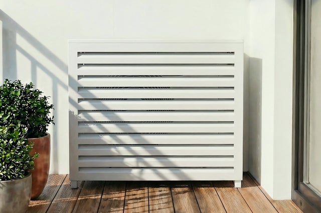 Cache clim aluminium blanc Aneto - taille M