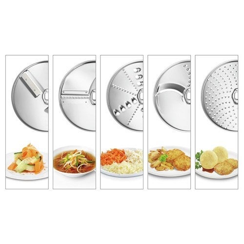 Akcesorium do robota Bosch MUZ5VL1 Zestaw Veggie Love z wymiennymi tarczami i stalą nierdzewną - 5