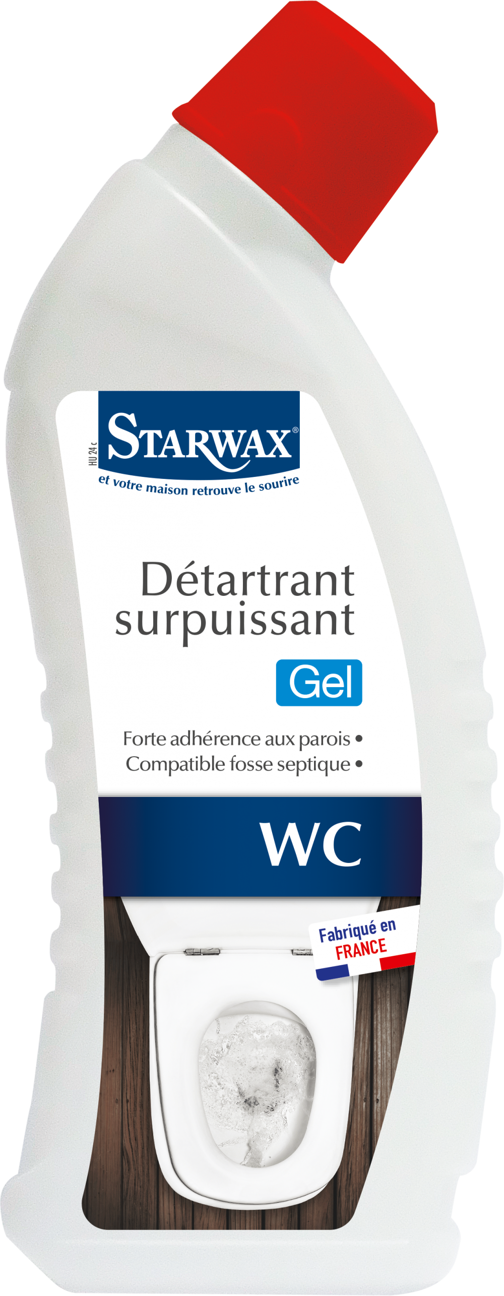 Détartrant surpuissant en gel pour WC - 750 ml - 3