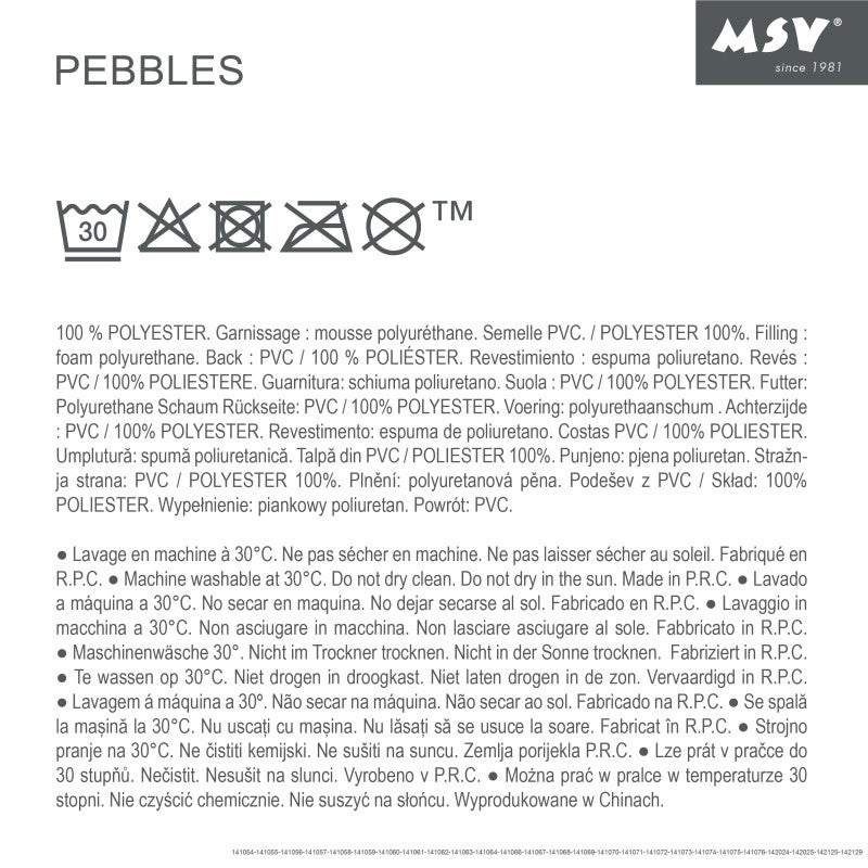 MSV Tapis de bain Microfibre PEBBLE 50x80cm Rose Pastel - 3