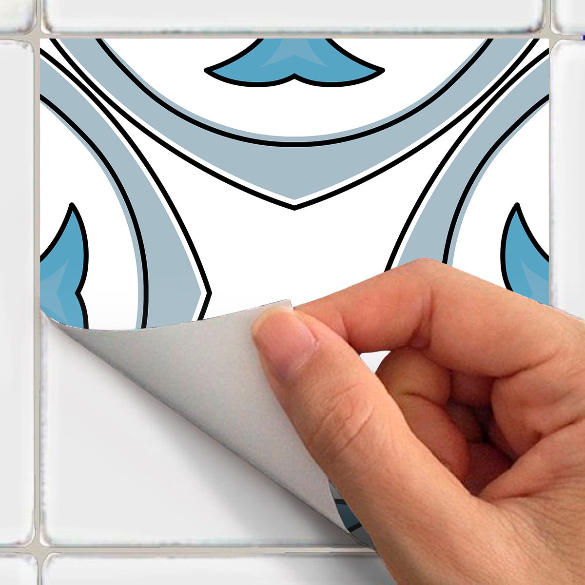 9 adesivi piastrelle azulejos ashleya - Sticker adesivo - adesivi murali - 9stickers15x15cm - 4