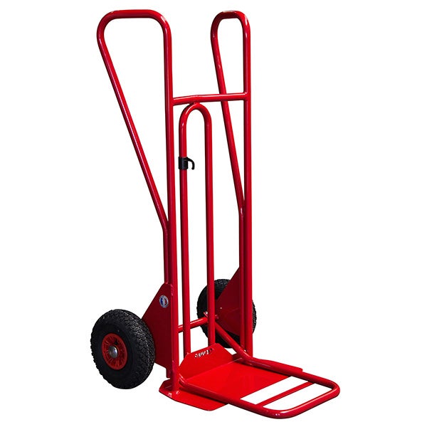 Diable bavette pliante et fixe 250kg - Roues pneumatiques - 810212021 - 5