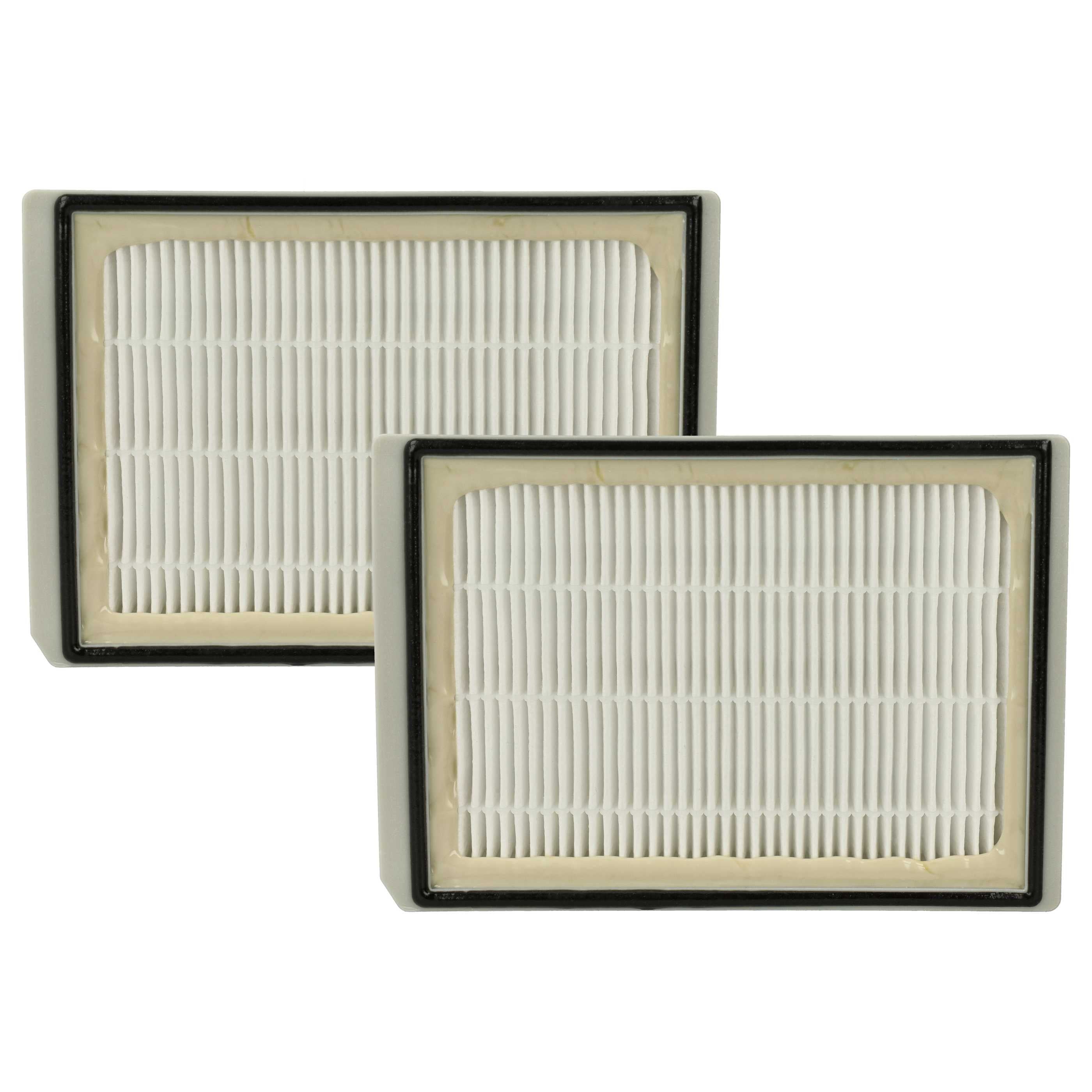 Vhbw 2x Filtre Compatible Avec Miele ROSSO, Ruby, S2110, Red Velvet