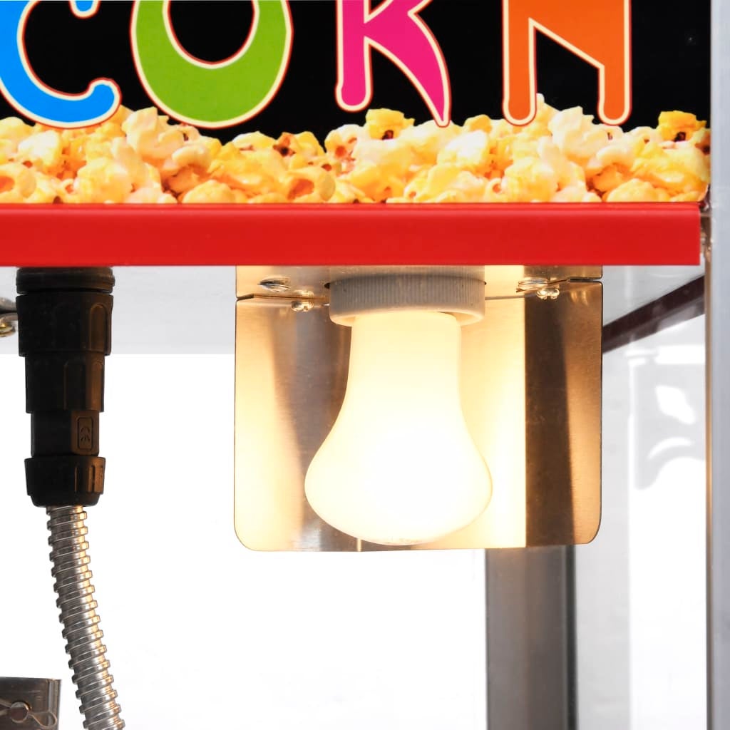 Machine à pop-corn avec pot de cuisson en téflon 1400 W vidaXL - 6