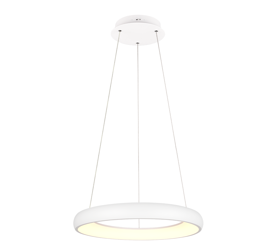 Lampa wisząca CARDONA LED 38W Odcienie bieli 4400lm biała wym: 150 x 62 x 62 cm Trio