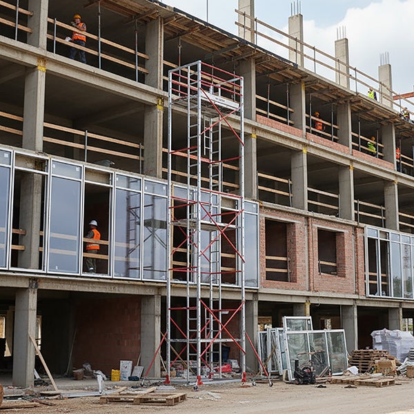 Echafaudage roulant embase télescopique - Hauteur max. de travail 8.05m - 2 plateaux - S008XLN-PR - 6