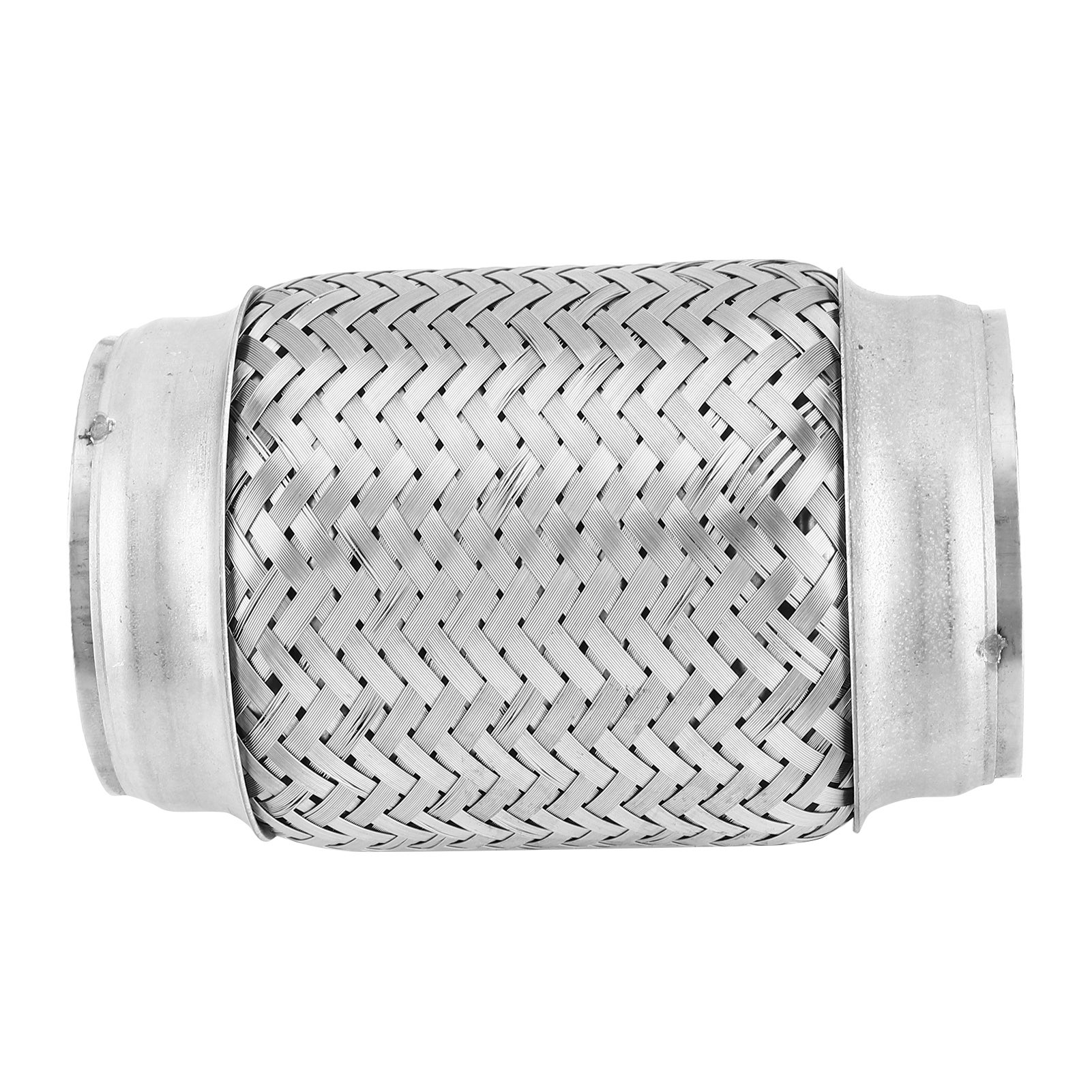 Tuyau échappement Universel Flexible D'Échappement Tressé Inox 76 Mm - Longueur 250 Mm - Universel Tuyau échappement Inoxydable