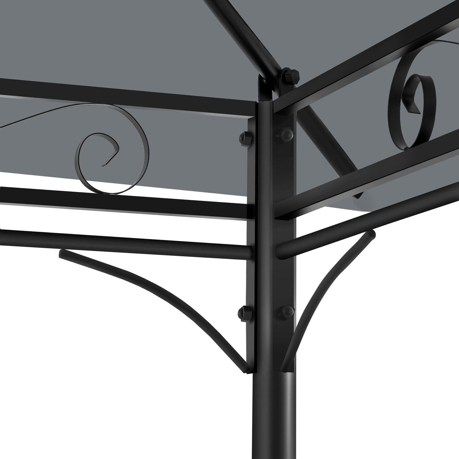 TECTAKE Pabellón de jardín 4 x 3 m - 6