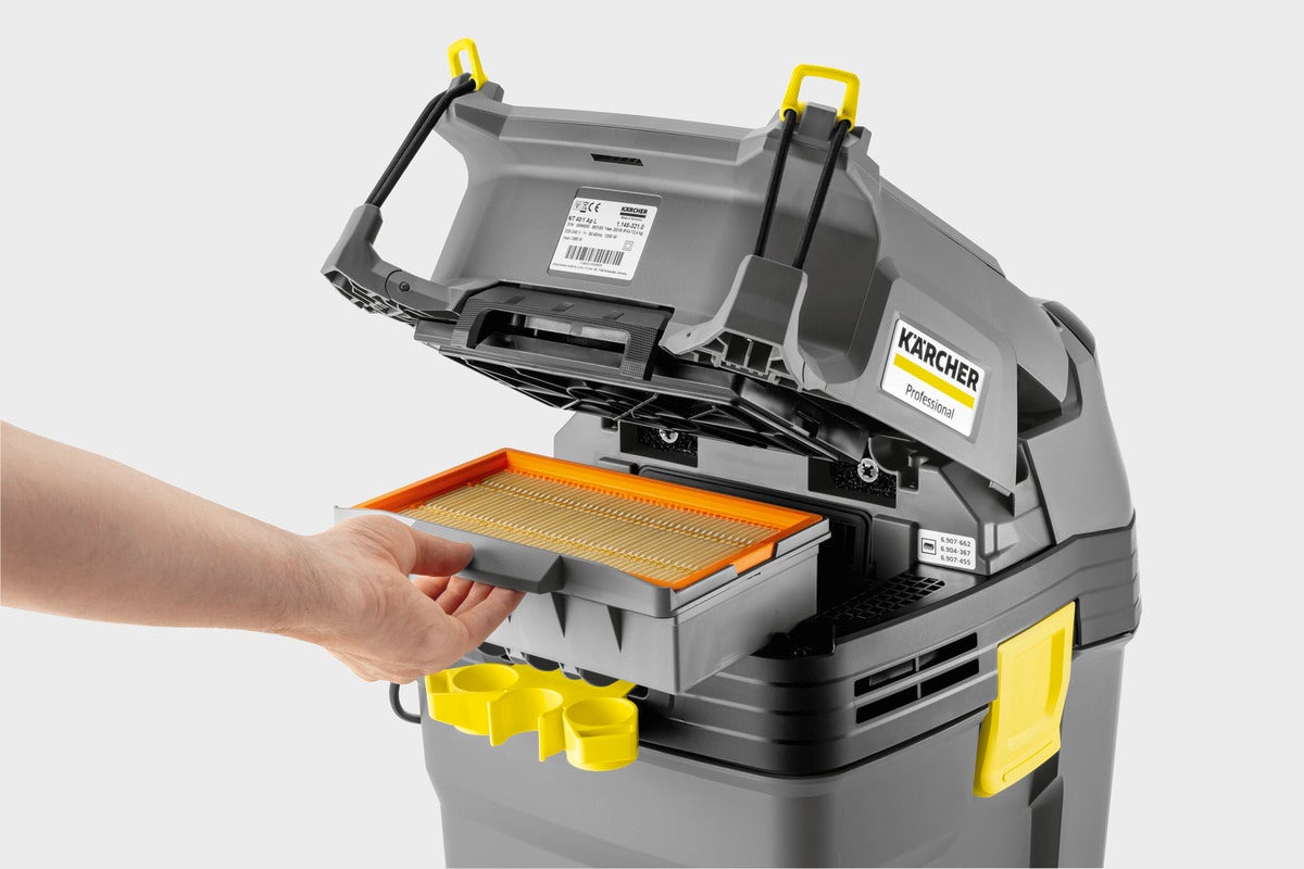 Aspirateur de chantier eau et poussières professionnel Karcher NT 30/1 Ap L, 27,3 kPa, 30 l - 3