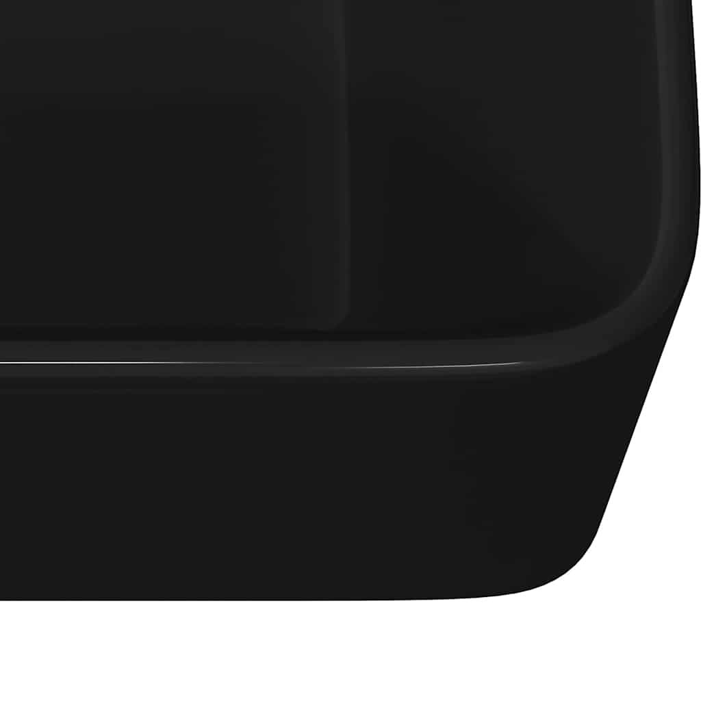 Maison Exclusive - Lavandino 40x30x13 cm in Ceramica Nero - 8