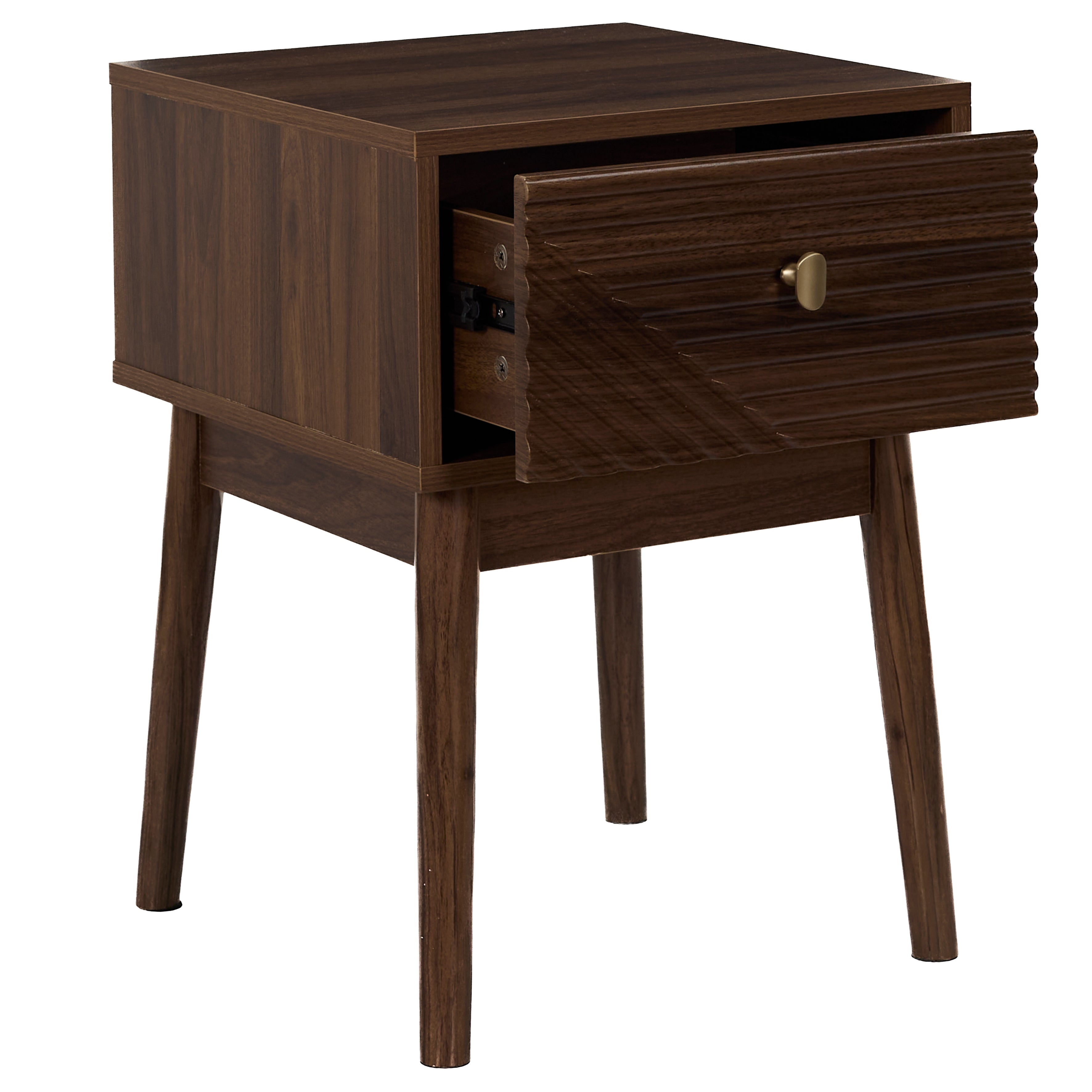 Table De Chevet - Home Deco Factory - Tiffany - Marron - 3