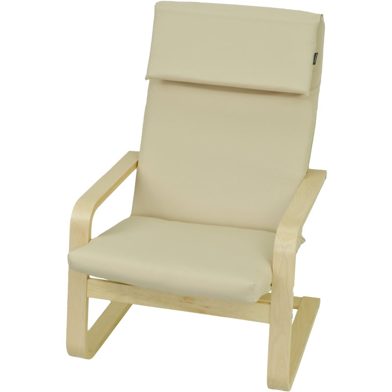 Poduszka na fotel drewniany Poang Pello AMPO beżowy gładki 1 szt.