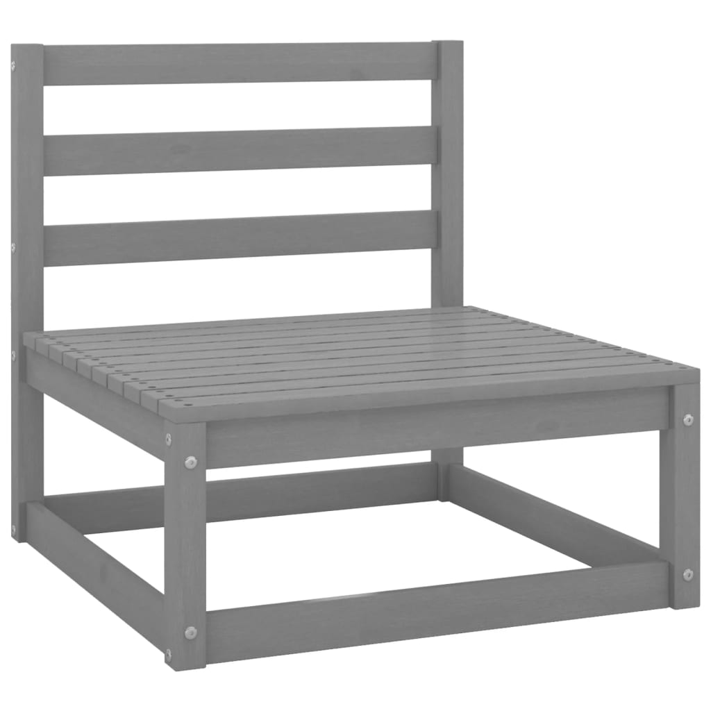 Salon de jardin 8 pcs bois de pin massif vidaXL - 5