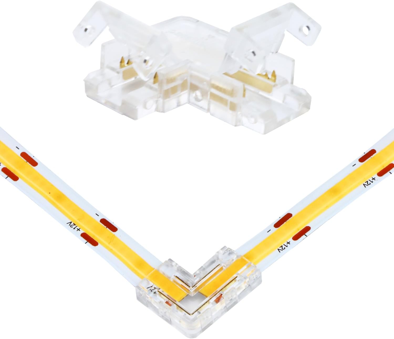 Kit De Conectores Led Cob De 10 Mm Con 3 Pines, Conector En | Meses Sin Interés